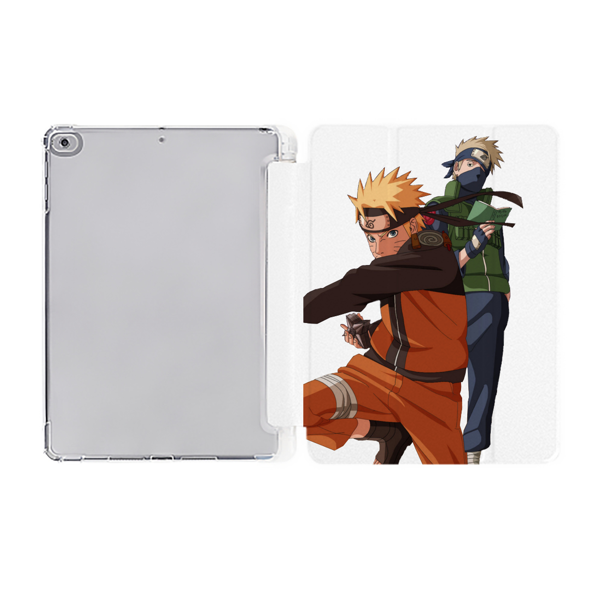 （画像用） NARUTO -ナルト- うずまき ナルト Uzumaki Naruto IPad ケース ペン収納付き 三つ折りスタンド PUレザー×シリコン 対応機種9.5/10.5/10.9インチ